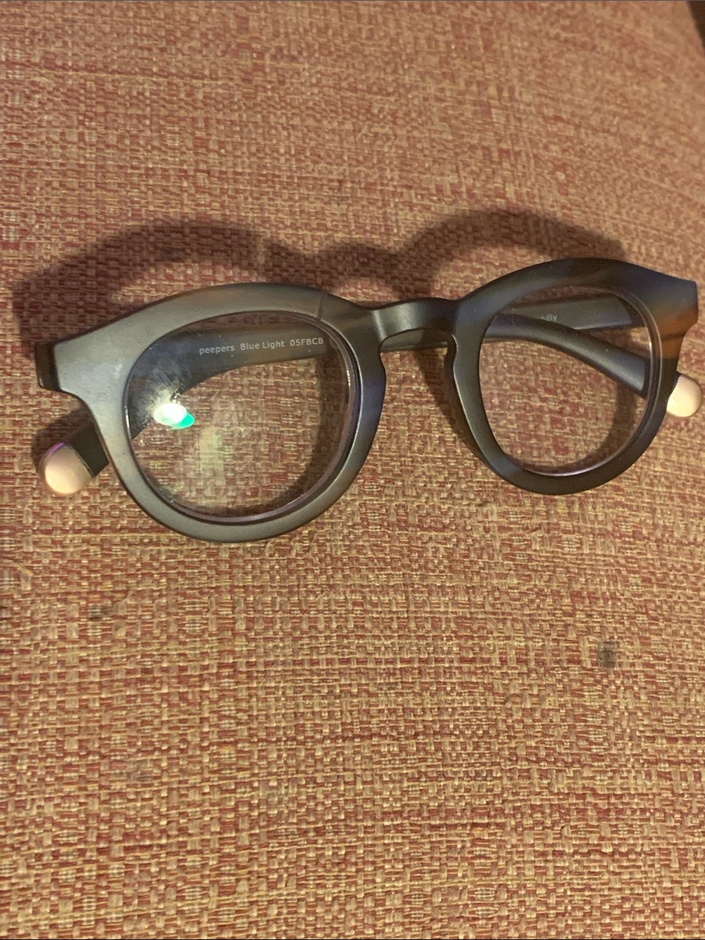 Peepers Blue Light Round Matte blue 1.50 progressive